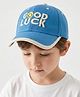 Vritraz Woven Good Luck Text Embroidered Baseball Cap - Blue - Circumference - 52 - 56 Cms