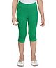 Tiny Girl Cotton Knit Solid Leggings - Pista Green
