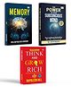 Memory: How to Develop, Train and Use It + The Power of Your Subconscious Mind + Think and Grow Rich (Set of 3) | Original English Edition | Best Mind, Psychology & Motivational Books