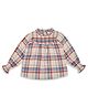 My Milestones 100% Cotton Woven Full Sleeves Checked Top - Multi Colour