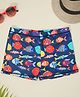 Yellow Bee Disney Fish Printed Swimming Trunks - Multi Colour
