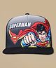 Kidsville Cotton Blend Knit DC Comics Featuring Superman Printed Baseball  Cap - Grey & Black - Circumference  54Cm