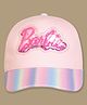 Kidsville Cotton Blend Knit Mattel Featuring Glitter Embellished Barbie Text Applique Detailed Cap - Pink - Circumference - 54cms