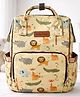 BabyGear Multipurpose  Backpack Style  Premium Diaper Bag Jungle Print  - Yellow