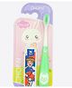 AEREX Baby Cute Toothbrush with Skateboard Toy | Soft Bristles | Manual Toothbrush For Kids | Gentle Oral Care for Toddlers & Children (Green)