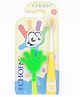 AEREX Baby Cute Toothbrush with Hand Toy | Soft Bristles Toothbrush Manual Toothbrush For Kids | Gentle Oral Care for Toddlers & Children (Green)