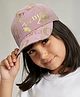 Vritraz Typography Foil Printed Baseball Cap - Pink - Circumference - 52 - 56 Cms