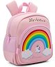 Azhari 9.4 Inches Rainbow Unicorn Small Backpack Toddler Nursery Bag, My Dreamy Unicorn, Children Travel Bag with Safety Feature For Kids  - Pink