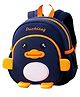 Azhari 9.8 Inches Duckling School Backpack Bag with Safety Feature For Kids - Blue