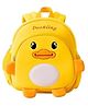 Azhari 9.8 Inches Duckling School Backpack Bag with Safety Feature For Kids - Yellow