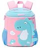 Azhari 9.8 Inches Dinosaur Bag for Pre-Schoolers Kids, Water Resistant Mini Backpack for Kids, Lightweight Small Size Bag for Play School & Nursery Kids, Picnic Bag, Travel - Multicolor