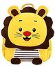 Azhari  7 Inches Lion Theme Soft Toddler Backpack Plush Animal Cartoon School & Picnic Travel School Bag for Kids - Yellow