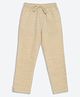 Charkhee Cotton Woven Textured Trousers - Yellow
