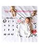 Babymoon Milestone Bedsheet New Born Baby Photography Shoot Props Costume - Flower Circle