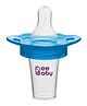 Beebaby Medicine Dispenser With Soft Silicone Nipple - Blue