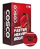 Cosco Tuff Heavy Cricket Tennis Ball - 6 Balls In One Box Red