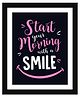 Wens Framed Poster Inspirational Quotes - Black