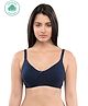 Inner Sense Organic Antimicrobial Soft Feeding Bra - Navy Blue
