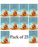 Funcart Pooh Birthday Party Thank You Cards Blue - Pack of 25