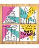 Wens Sparkle Laminated Wall Panels Happy Birthday Print Pack of 4 - Multicolor