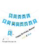Shopperskart Happy Birthday Banner - Blue