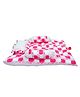 VParents Cheeky Cheeky Baby 4 Piece Bedding Set With Pillow and Bolsters - Pink