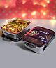Youp Stainless Steel Lunch Box Gift Set Brown - 1000 ml Each