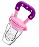 Safe-O-Kid Small Size Silicone Fruit and Food Nibbler - Pink