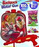 Zest 4 Toyz Holi Pichkari with Back Holding Tank High pressure Water Gun Toy Holi Combo of 100 Water Balloons & 1 Pkt Holi Color for Kids (Random Design)
