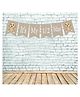 Funcart It's My Half Birrthday Banner - Blue White
