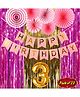 Shopperskart Third Birthday Decoration Kit Pink - Pack of 23