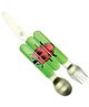Tum Tum Ladybird Travel Cutlery - Green And Red