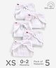 Babyhug Muslin Cloth Nappy Set of 5 Extra Small - White