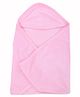 Tinycare Plain Hooded Towel - Pink