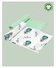 Theoni 100% Organic Cotton Cappadocia Dreams Muslin Swaddles Pack of 2 - Green White
