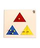 Skillofun - Parts Of Triangle Wooden Tray 