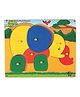 Skillofun - Jumbo Theme Wooden Puzzle Elephant