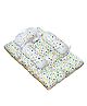 VParents Bluebell Baby 4 Piece Bedding Set with Pillow and Bolsters - Blue