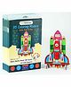 Funvention 3D Build & Colour Space Shuttle Model Making Set of 6 - Multicolour