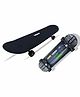 Jaspo Hurricane  Ollie Quilt Skateboard - Black