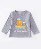 Kookie Kids Full Sleeves Tee Bear Print - Grey