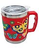 FunBlast Cartoon Design Stainless Steel Milk Mug - 1 Pc (Random Color & Design)