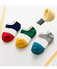 Footprints Organic Cotton Colour Block Socks Pack Of 3 - Multi Colour