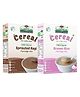 Organic Sprouted Porridge Mix Set for Babies 6-24M - Tummy Friendly Foods, Nutrient-Rich, No Preservatives, 400g Total