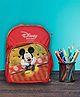 Disney By Kuber Mart Industries Mickey Mouse School Bag Red - 15 Inches