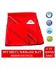 THE LITTLE LOOKERS  Dry Sheets Waterproof  Sheets For Baby Pack Of 2 - Red