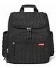 Skiphop Sip-to-Straw CupJet Diaper Backpack - Black
