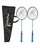 Hipkoo Excellent Badminton Racket with Cover - Blue