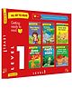 All Set to Read Level 1 Assisted Reading with Small Sentences and Pictures Set of 6 Books Red Box - English