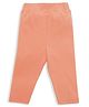 Little Kangaroos Full Length Leggings Glitter Print - Orange